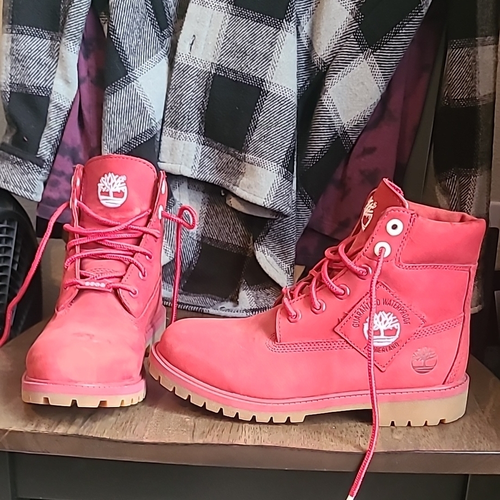 Timberland Red Boots